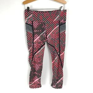 Athleta Radical Stride Capri Women's XS Cropped Zip Pocket Stretch Activewear